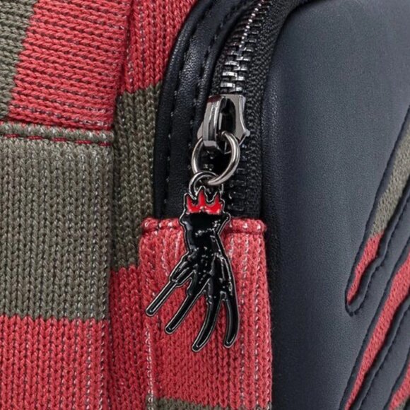 Loungefly Nightmare On Elm Street Mini Backpack Freddy Krueger Sweater Bag New - Picture 4 of 5